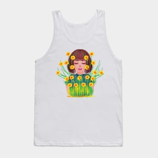 Dreamer floral girl Tank Top